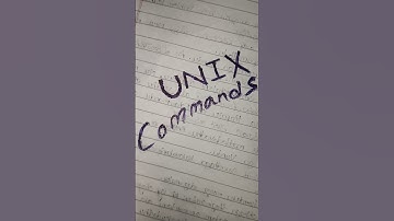 Unix Commands List #unix #commands #OS #coding #trending #video #viral #software #learning #shorts