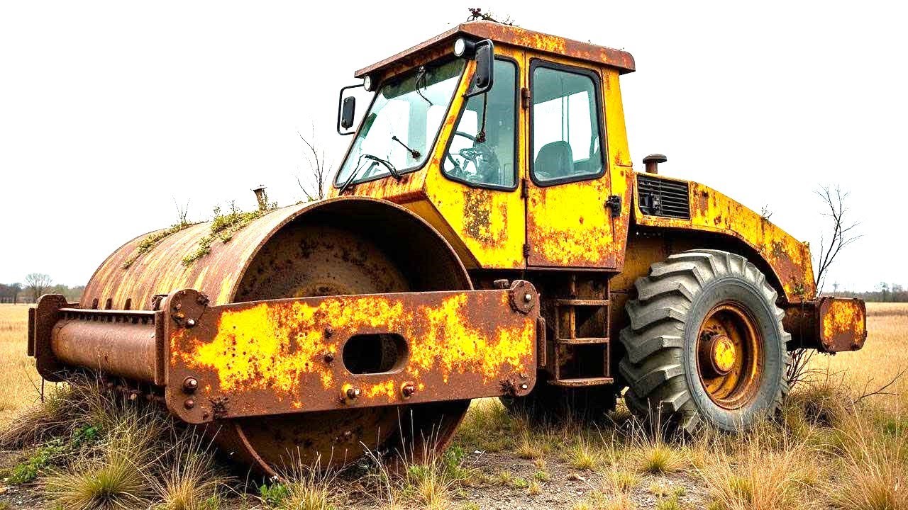 Boy Genius Completely Restores A Giant Steamroller That Was Badly ...