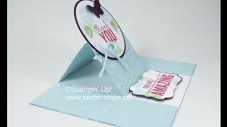 Center Cut Easel Card
