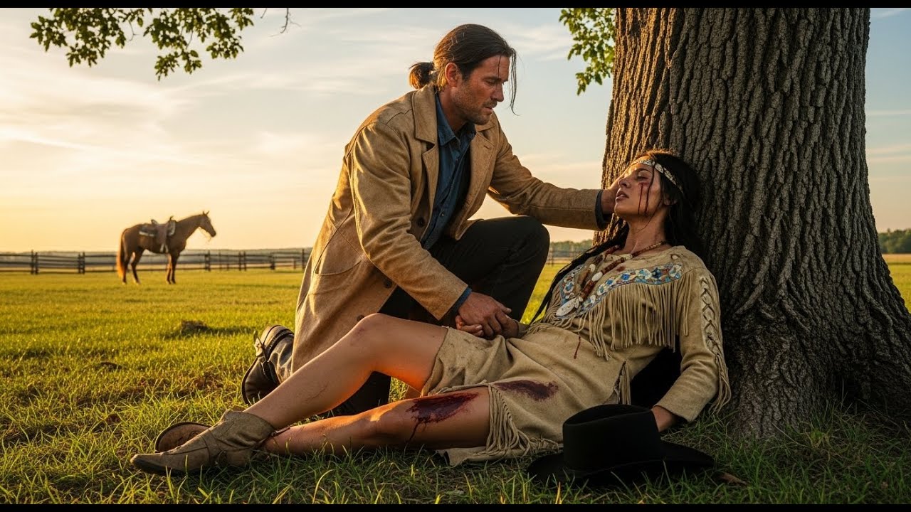 „Tam dole... to taky bolí,“ zašeptal Apač. Kovboj se odtáhl, aby se podíval... a ztuhl.