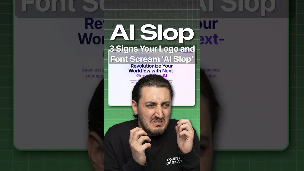 3 Signs Your Logo and Font Scream 'AI Slop'