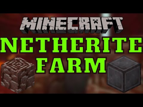 Netherite Farm For Minecraft Bedrock Edition On MCPE, PlayStation, Xbox, Nintendo Switch, Windows 10