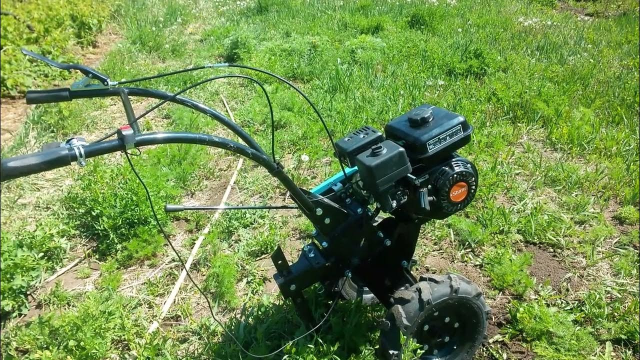 Мотоблок Sturm (Штурм) на моей даче перед своими трудовыми свершениями ...