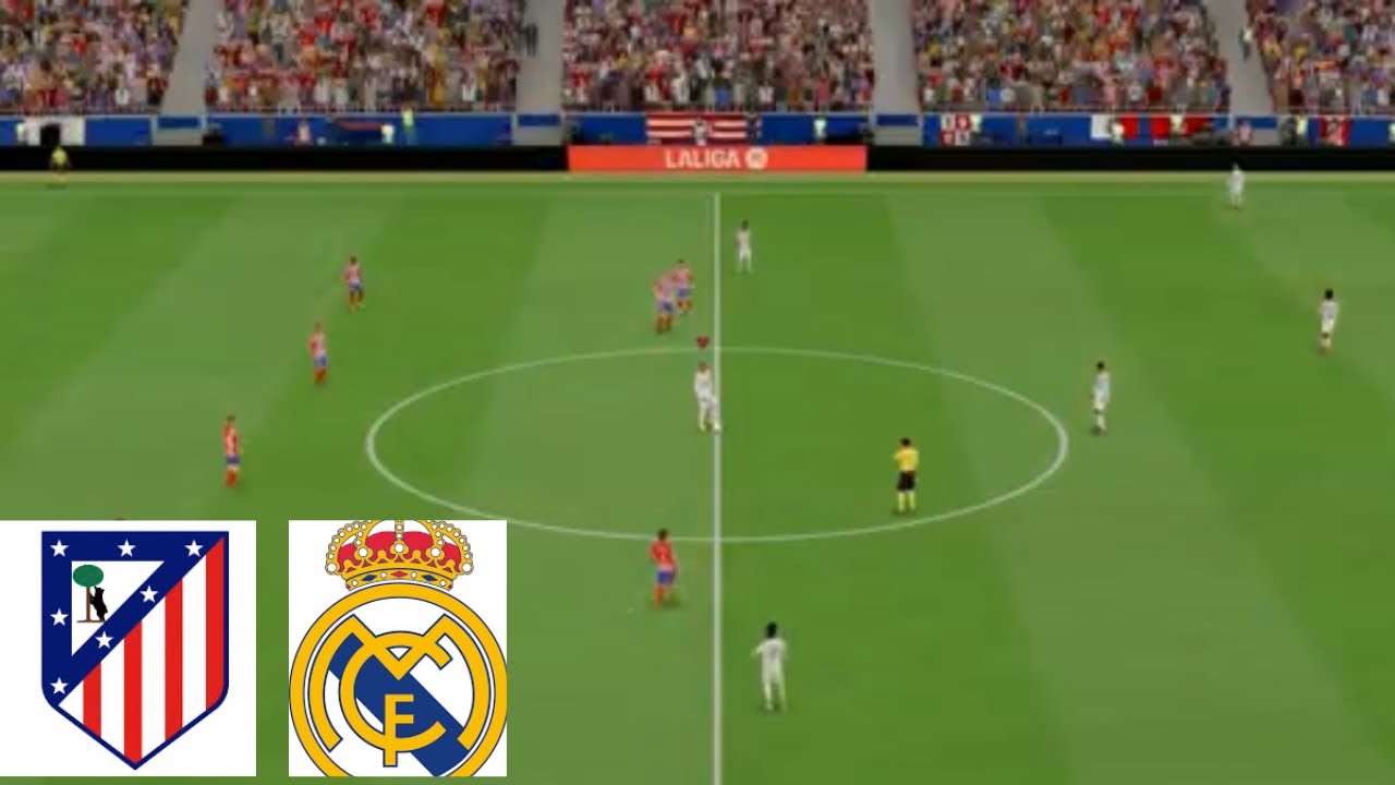 Real Madrid Vs Atletico De Madrid Partido de la liga Derbi Madriño # ...