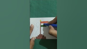 Indian flag drawing | republic day drawing 🇮🇳 #short #shortsvideo