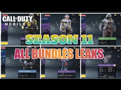 Cod mobile season 11 Bundles! All character skin,Season 11 ghost! CODM Season 11 leaks! Mythic gun