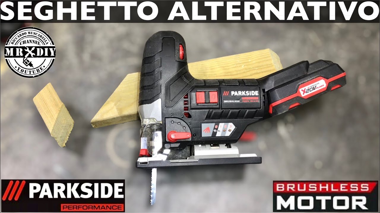 WOW. Seghetto alternativo a pendolo Parkside Performance PSSPA 20 Li-A1. LIDL. Brushless
