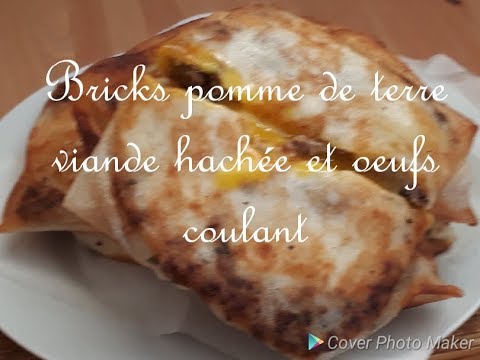 🌸-recette-bricks-pomme-de-terre-viande-hachée-et-oeufs-coulant-🌸