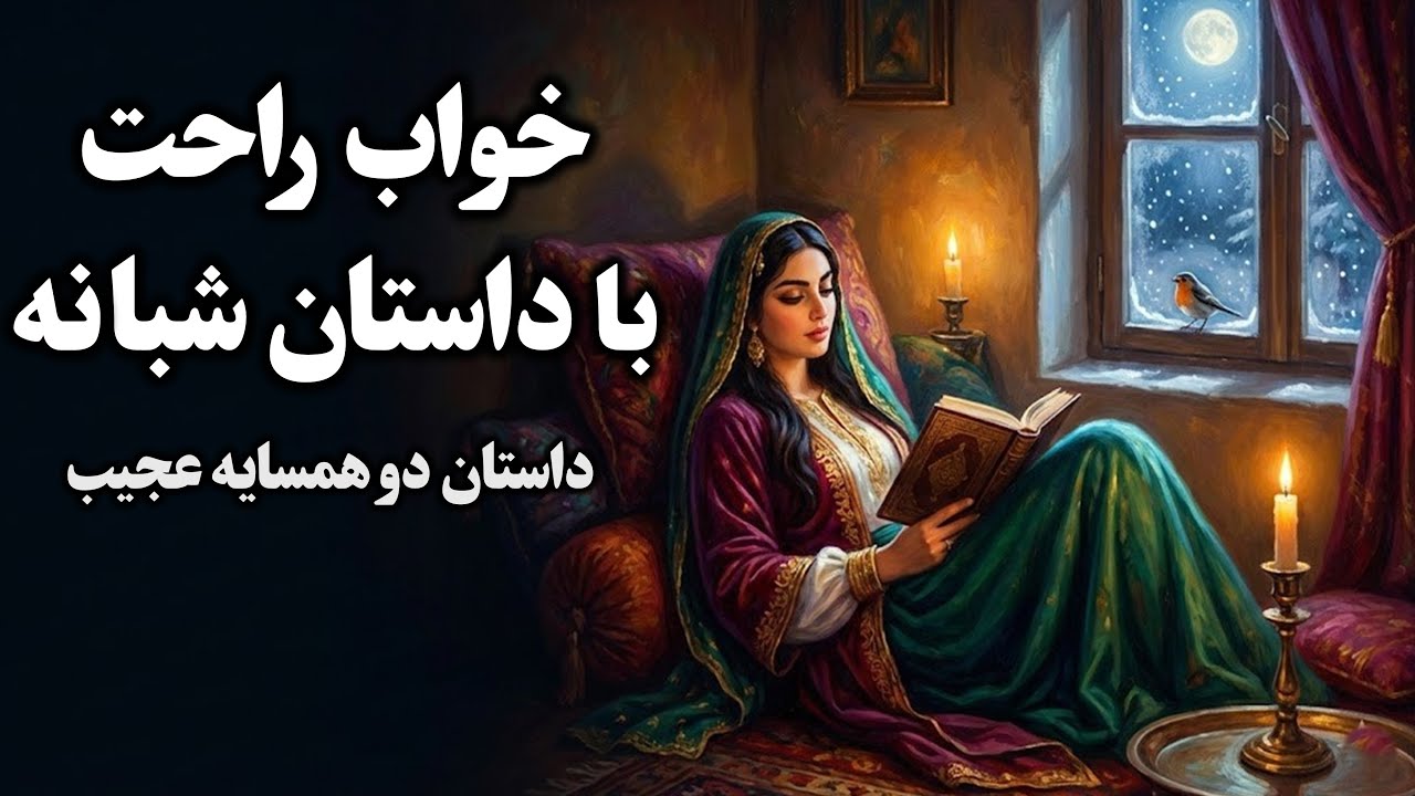 اگه میخوای آروم و طولانی بخوابی این داستان رو گوش کن| داستان دوهمسایه،قصه شب برای خوابی راحت