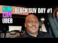   lyft black suv  my 1st night out