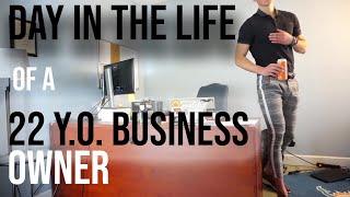 Day in the life | 22yo Business owner W/Full time Job. | Waking up at 3:45 | Building the brand EP 1