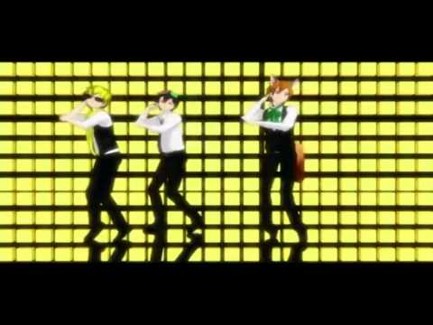 [MMD] 가이코님과 스포님과 그린님으로 Nekomimi switch