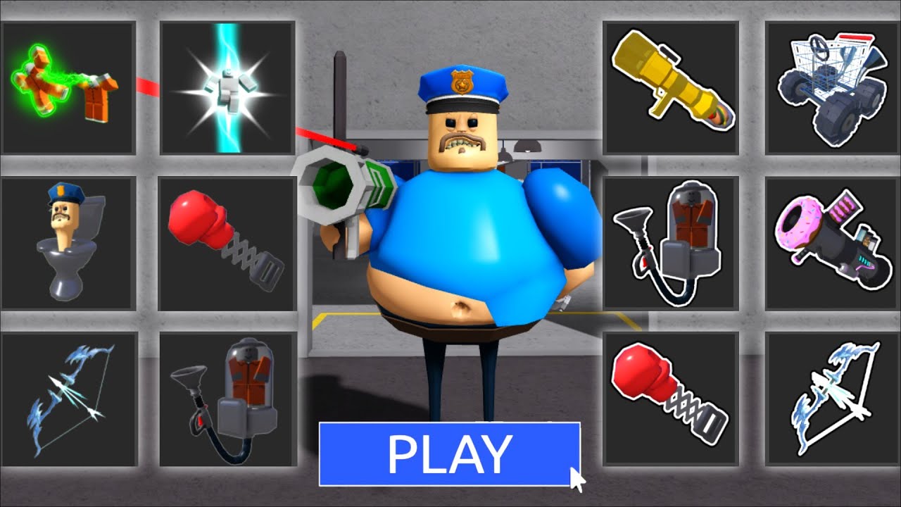 ZOMBIE FAMILY Escape BARRY'S PRISON RUN! HARD MODE - Use All Items Roblox Prison Story!