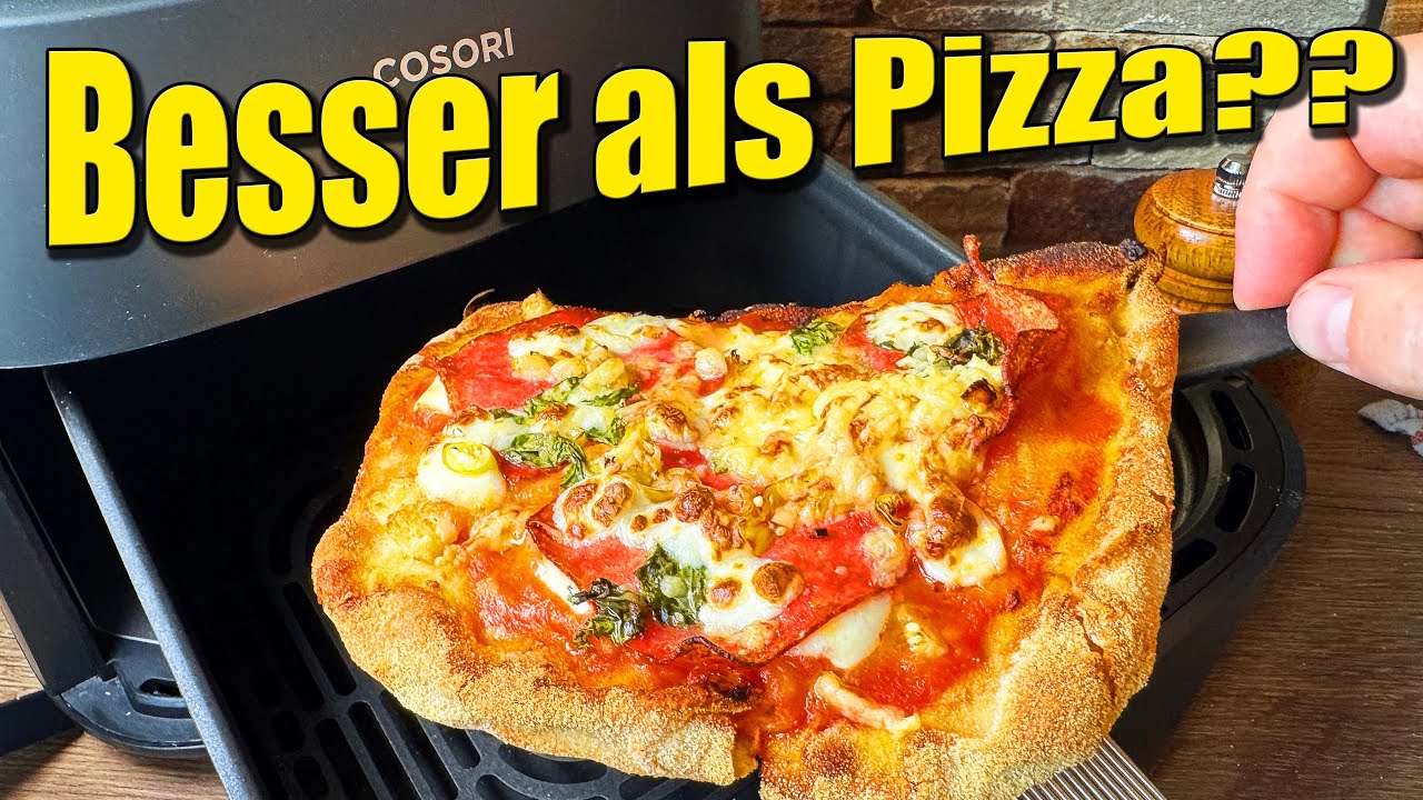 Pinsa in der Heißluftfritteuse | Knusprig & schnell im Airfryer