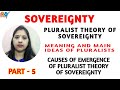 PLURALISTIC THEORY OF SOVEREIGNTY | MEANING AND BASIC IDEAS | PART-5