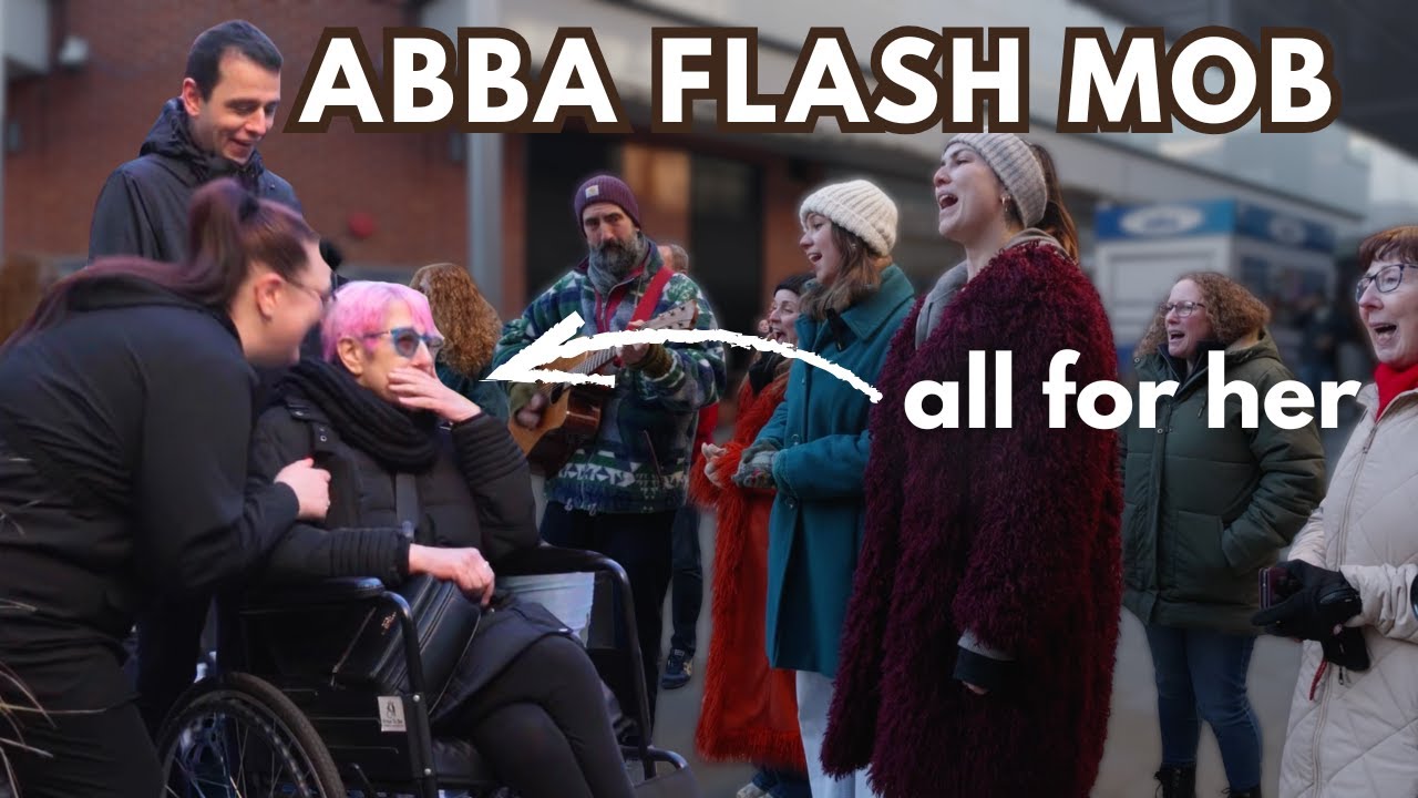 Incredible Flash Mob Surprise for Terminal Cancer Patient 🎗️✨