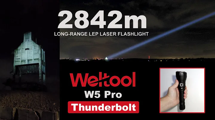 Weltool W5 Pro Thunderbolt - 2842m LEP Laser flashlight - 990 lumens - 22430/22500/21700 cell option