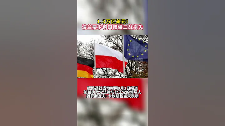 1 3萬億美元！波蘭要求德國賠償二戰損失 - 天天要聞
