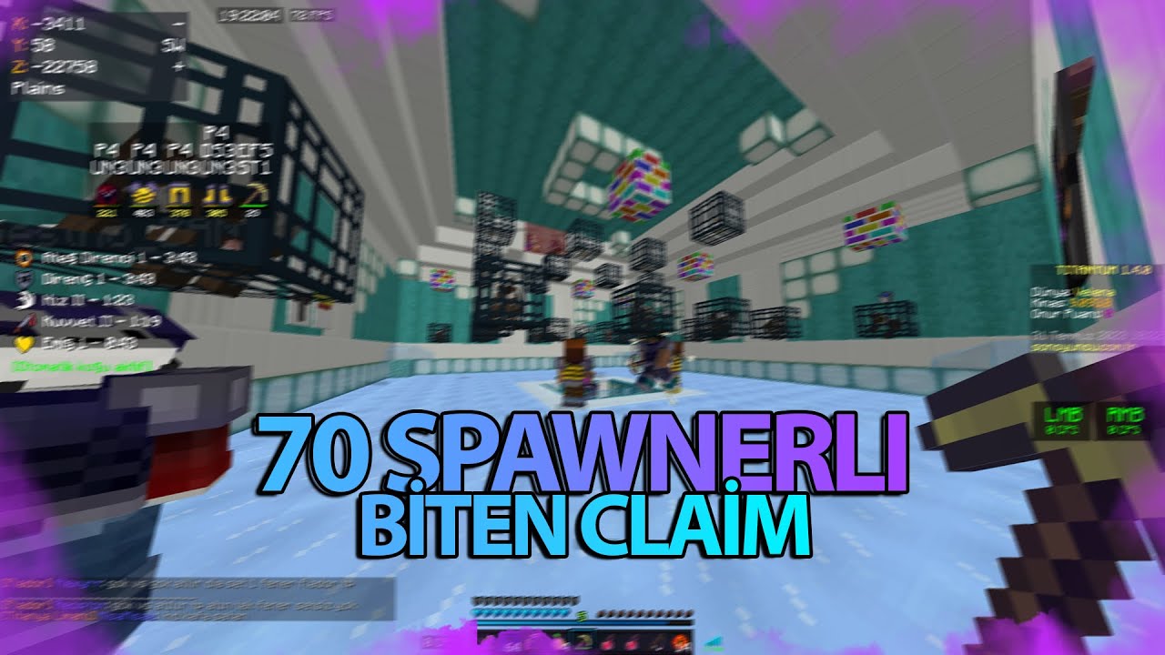 CASUSTAN 70 SPAWNER ALDIK!! - Minecraft Sonoyuncu Titanyum