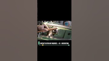 Crafting Excellence: Knurling with IMC 40 Thread Rolling Machine