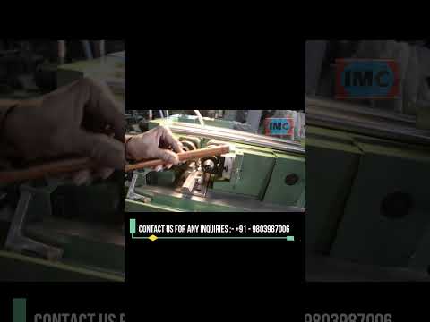 Crafting Excellence: Knurling with IMC 40 Thread Rolling Machine
