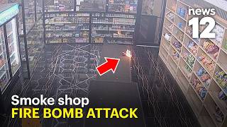 Masked suspect throws firebomb into Brooklyn smoke shop - worker speaks out
