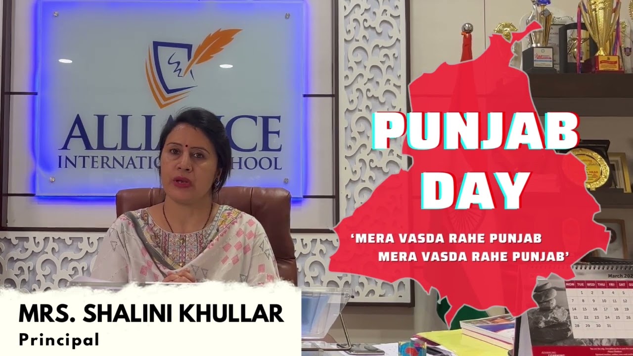 Punjab Day 2022 | Principal AIS Banur | Alliance International School Banur