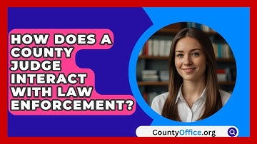 How Does A County Judge Interact With Law Enforcement? - CountyOffice.org