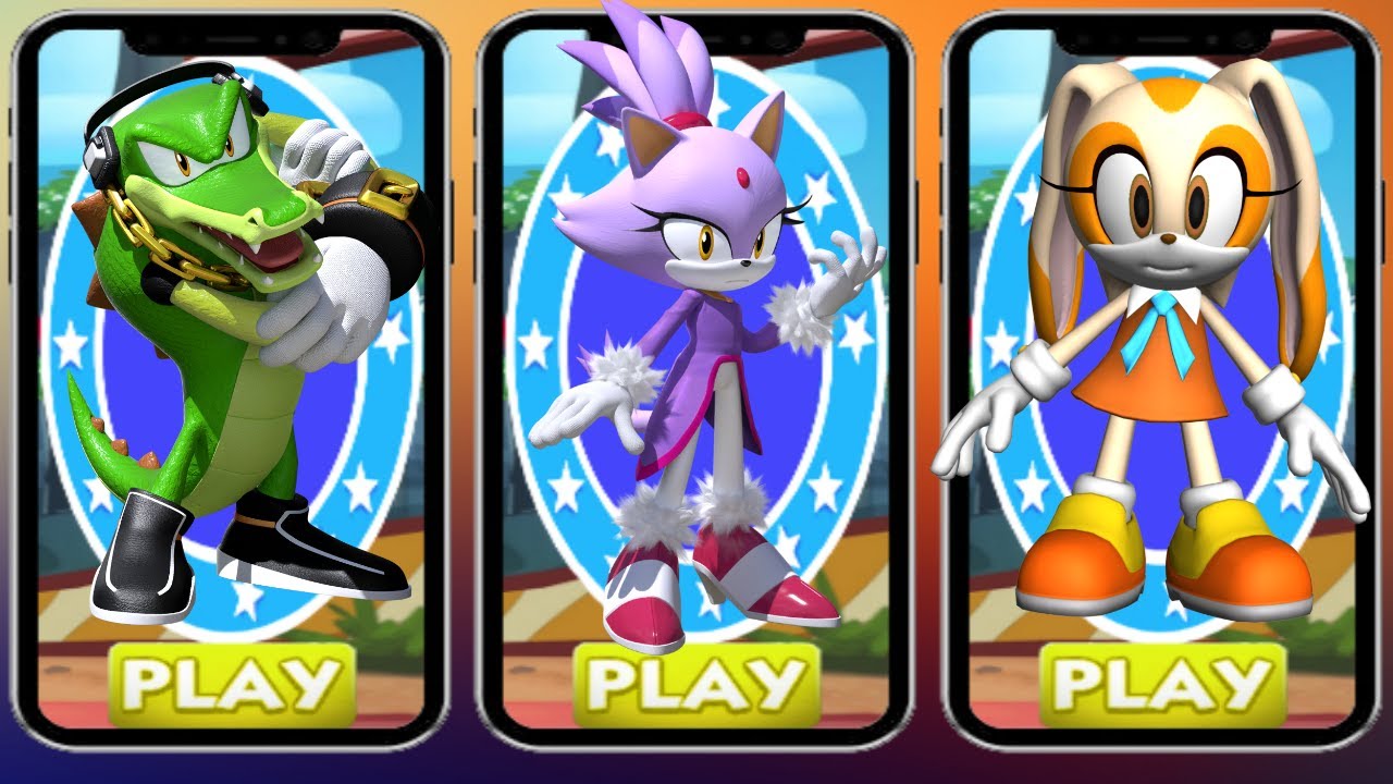 Dash with Vector vs Blaze vs Cream - Run Gameplay - YouTube