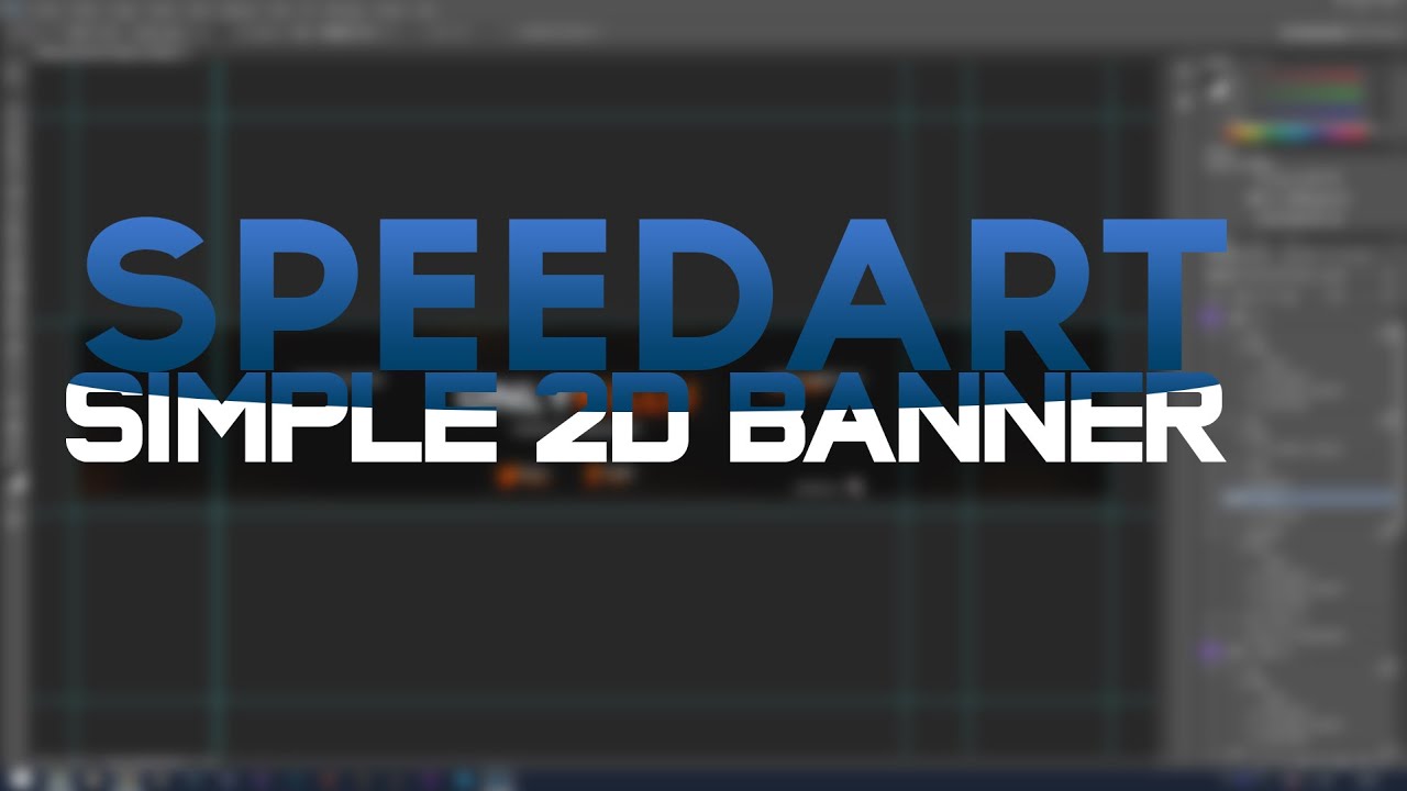 Speedart #1 |Simple 2D Banner