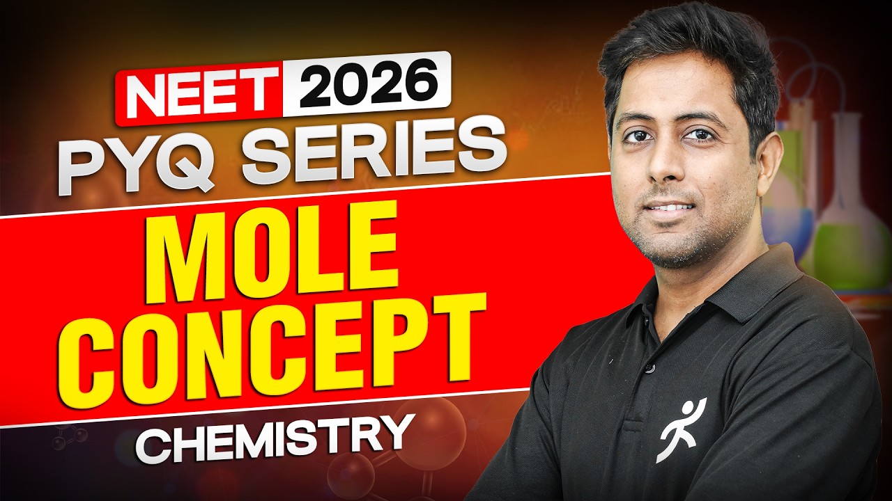 NEET 2026 Chemistry: Mole Concept PYQ Analysis & Important Questions | Motion NEET