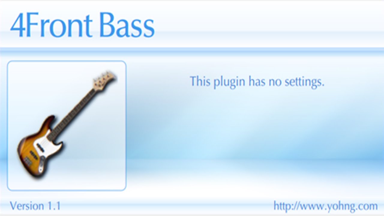 Free VSTI 4Front (sampled Bass) YouTube