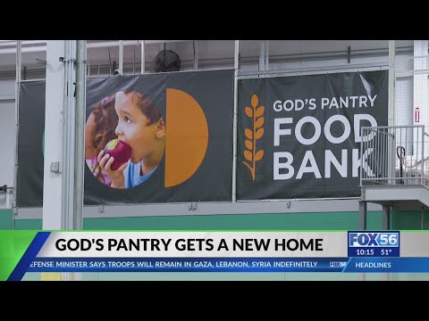 God's Pantry Food Bank expands to bigger facility to better serve community