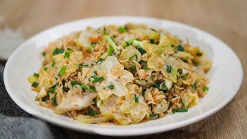 Cách làm tép khô rang khế chua và lá chanh