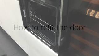 How to remove the Caple Sense oven door
