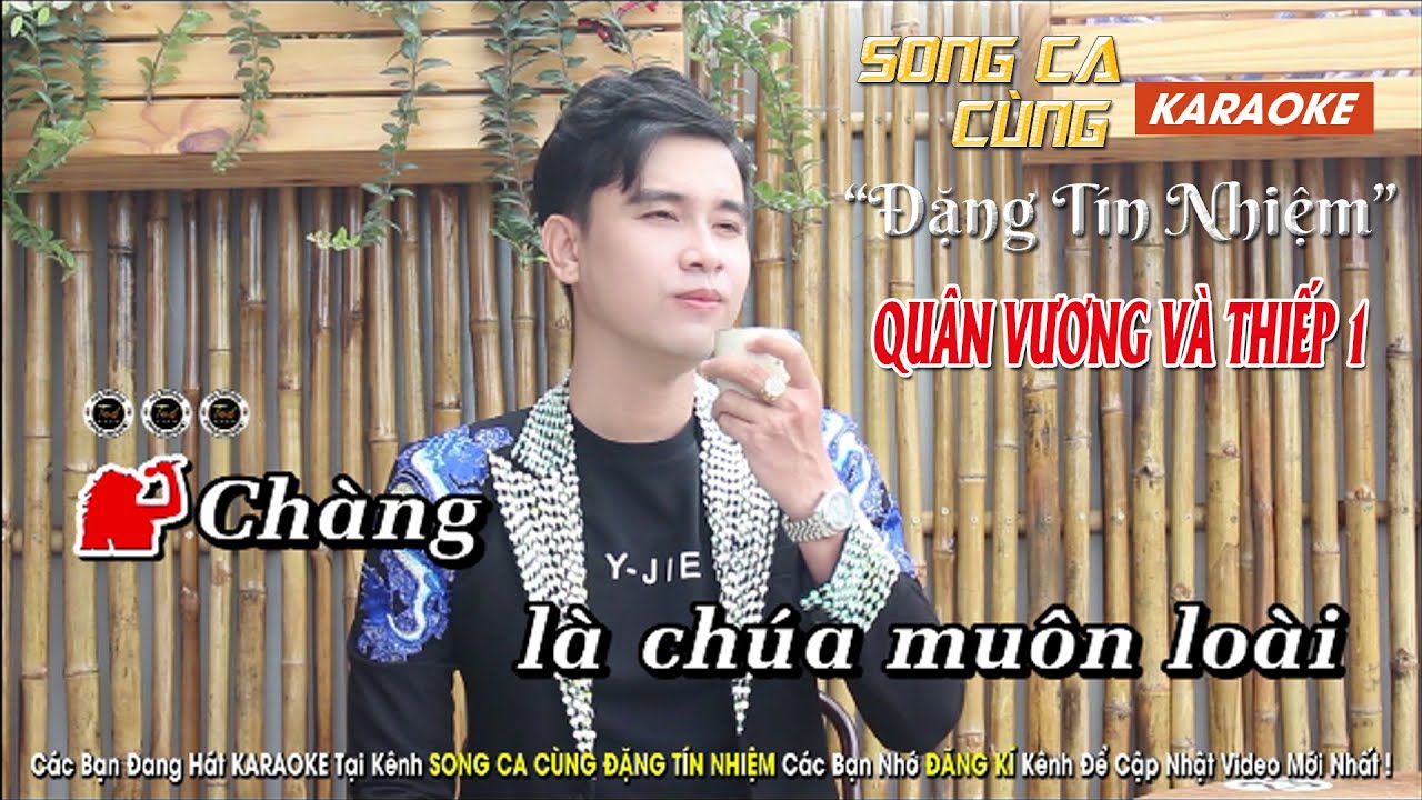 Quân Vương Và Thiếp 1 | Karaoke Thiếu Giọng Nữ | Song Ca Cùng Trust Đặng | Nhạc Sống Dễ Hát