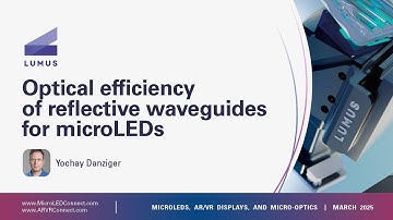 Lumus | Optical efficiency of reflective waveguides for microLEDs