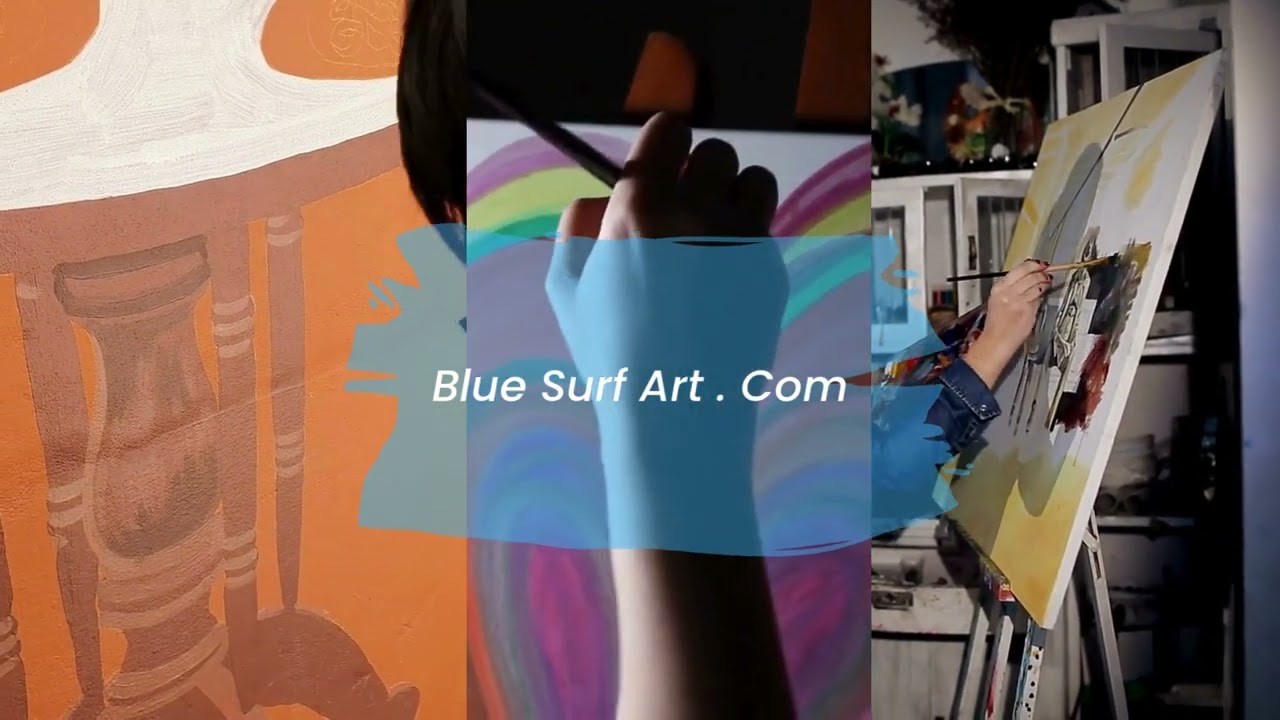 Discover Stunning Abstract Art for Your Space | Blue Surf Art Collection