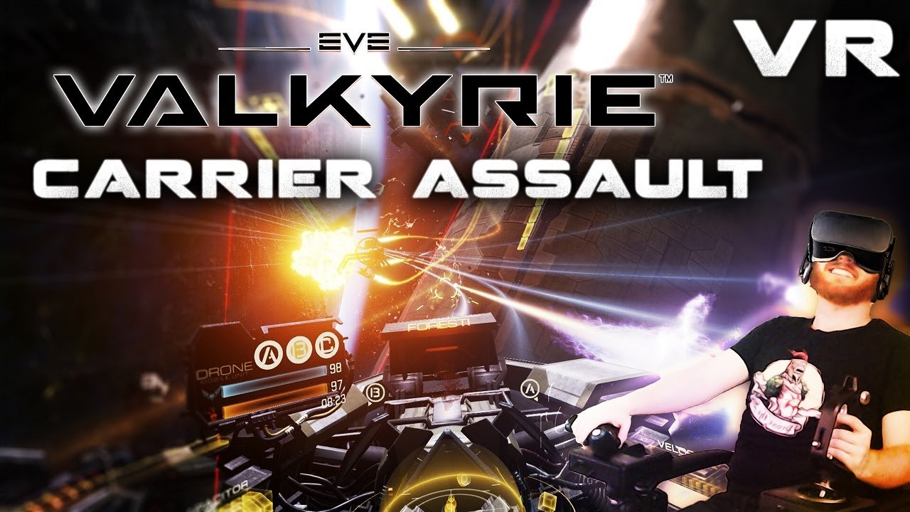 se trådløs jeg fandt det EVE: Valkyrie - Warzone VR PvP gameplay with HTC Vive - Massive update  including non-VR support - YouTube