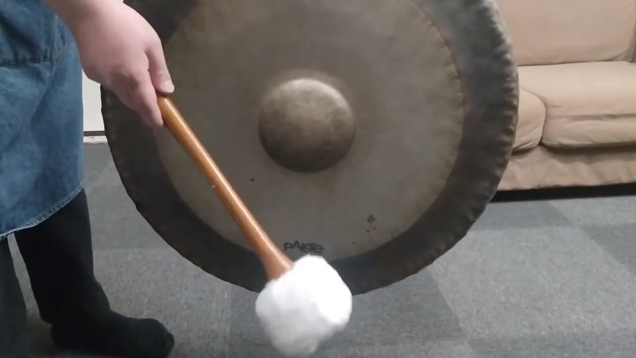 Paiste 銅鑼 試奏 - YouTube