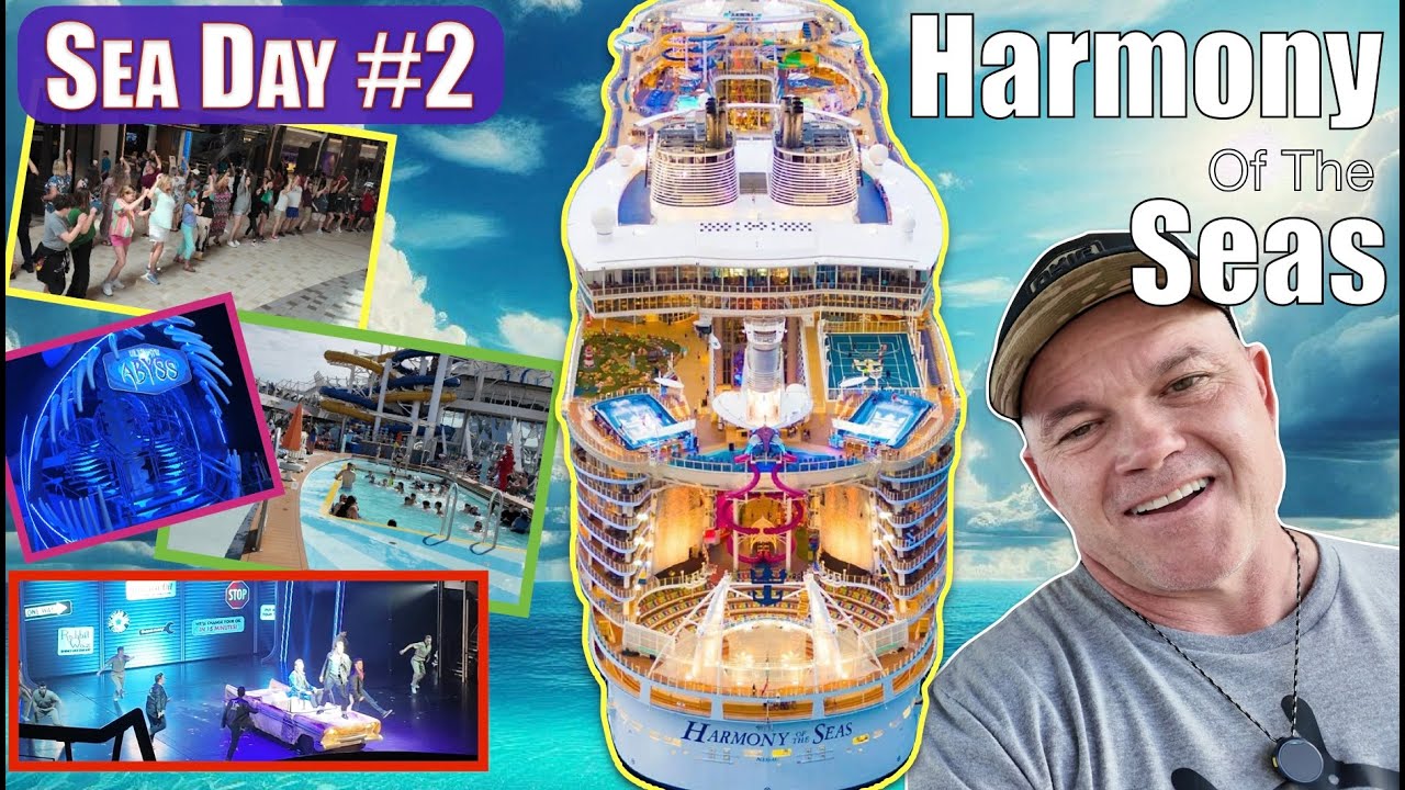 Finally: Harmony of the Seas Gives Us a Good Sea Day. Full Active 4K Video
