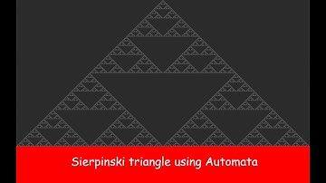 Generating Sierpinski triangle using Cellular Automata in C