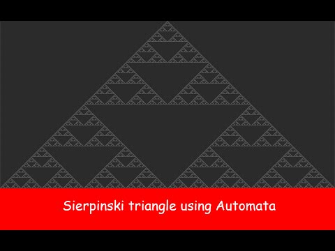 Generating Sierpinski triangle using Cellular Automata in C