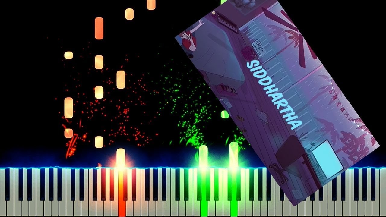 Siddhartha Me Hace Falta Piano Cover Midi tutorial Sheet app Karaoke YouTube