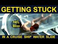 Crazy Cruise Ship Water Slide Where People Are Getting Stuck - Norwegian Bliss, Norwegian Encore