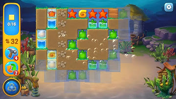 Fishdom level 180 Gameplay (iOS Android)