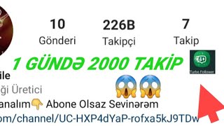 İNSTAGRAM TAKİPCİ  PANELİ 2022 QALICI TAKİPÇİLƏR GÜNDƏ 2K 😱 screenshot 5