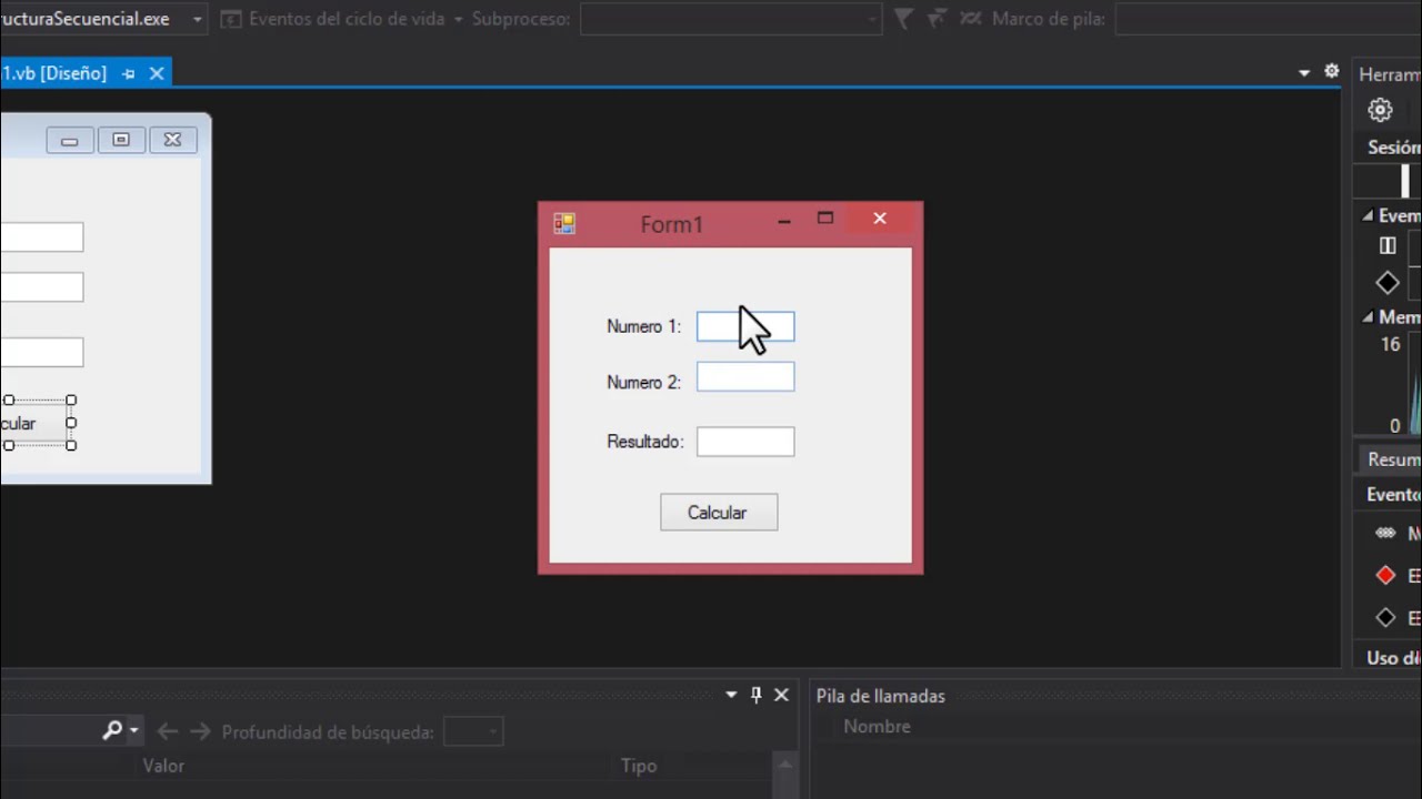 1. Visual Basic .Net - Estructura Secuencial - Suma 2 Números - YouTube