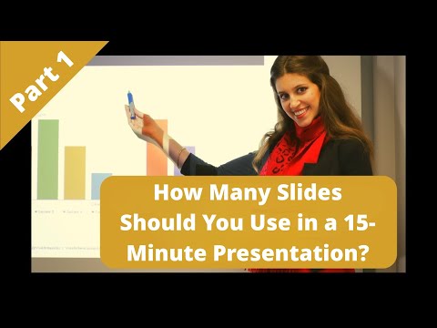 How Many PowerPoint Slides Should You Use in a 15-Minute Presentation?