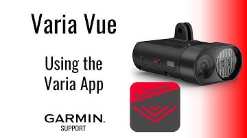 Varia™ Vue | Using the Varia App | Garmin Support